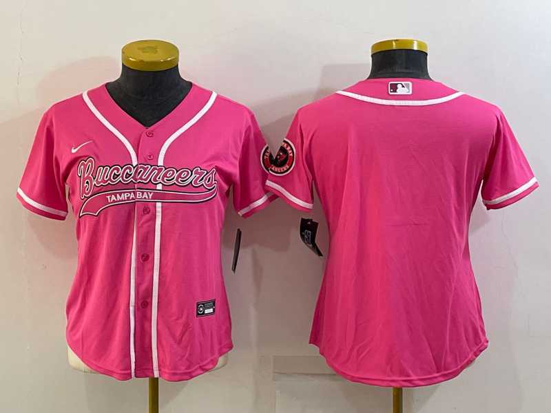 Women's Tampa Bay Buccaneers Blank Pink With Patch Cool Base Stitched Baseball Jersey,We sell and wholesale Women's Tampa Bay Buccaneers Blank Pink With Patch Cool Base Stitched Baseball Jersey on line form chian!